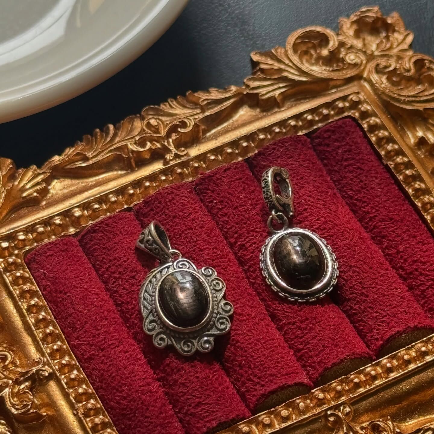 [原石] 金運石 925銀項鍊吊墜