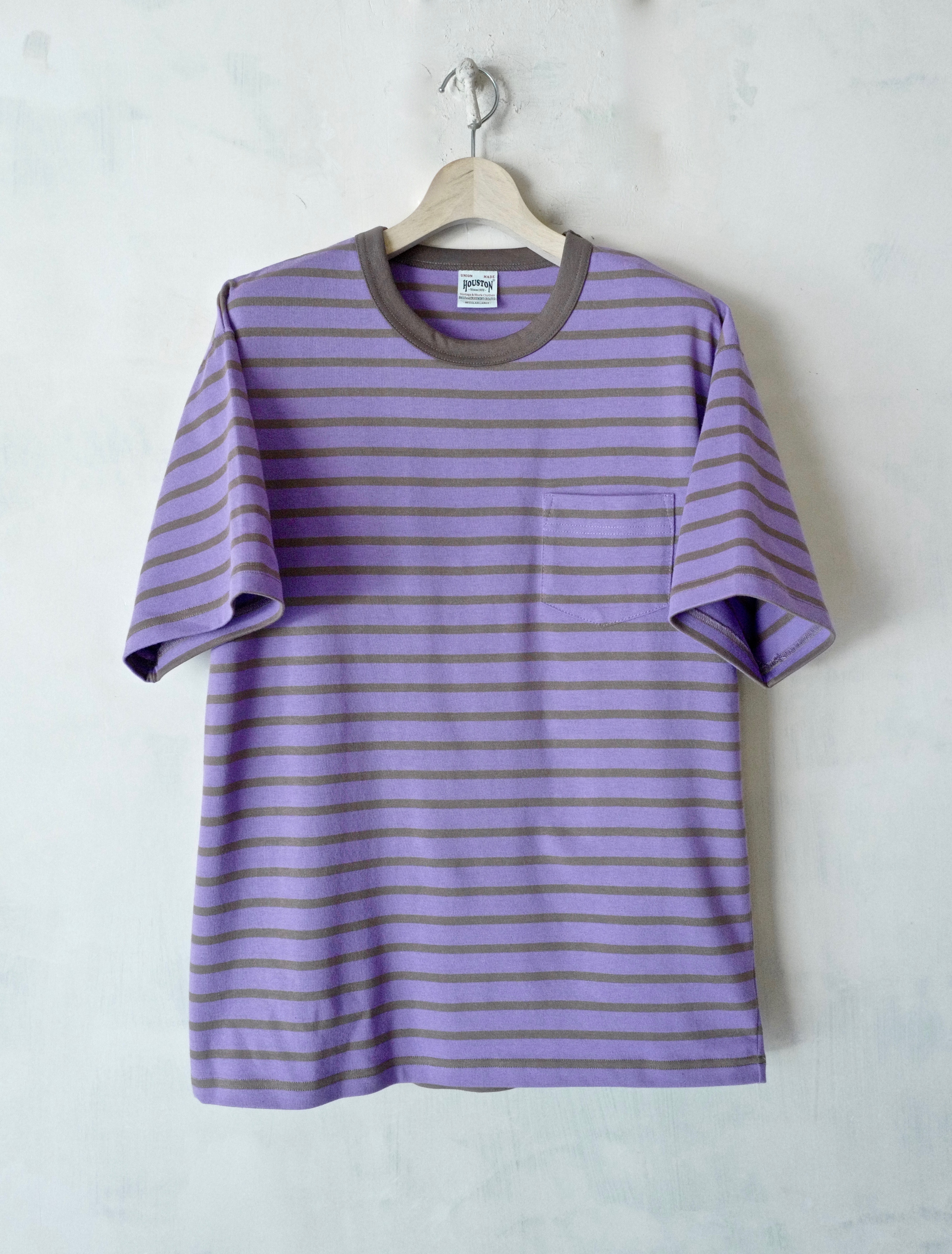 HOUSTON BORDER Heavy 8oz 高強度重磅橫條紋 TEE
