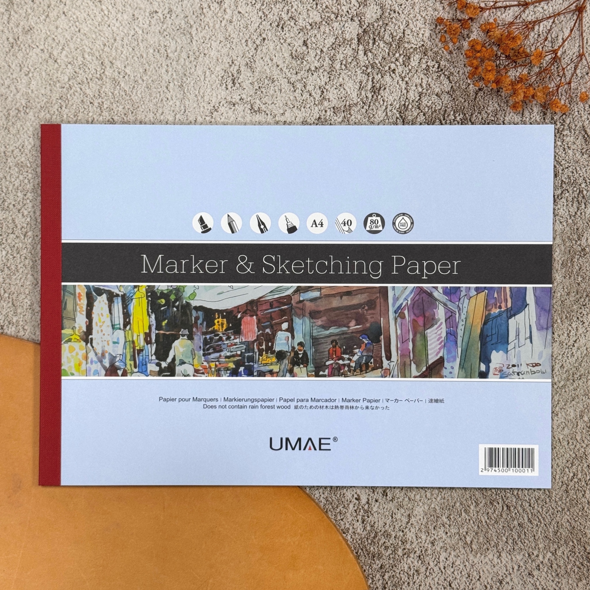 奧馬 UMAE ｜ 麥克筆專用速繪本 A4