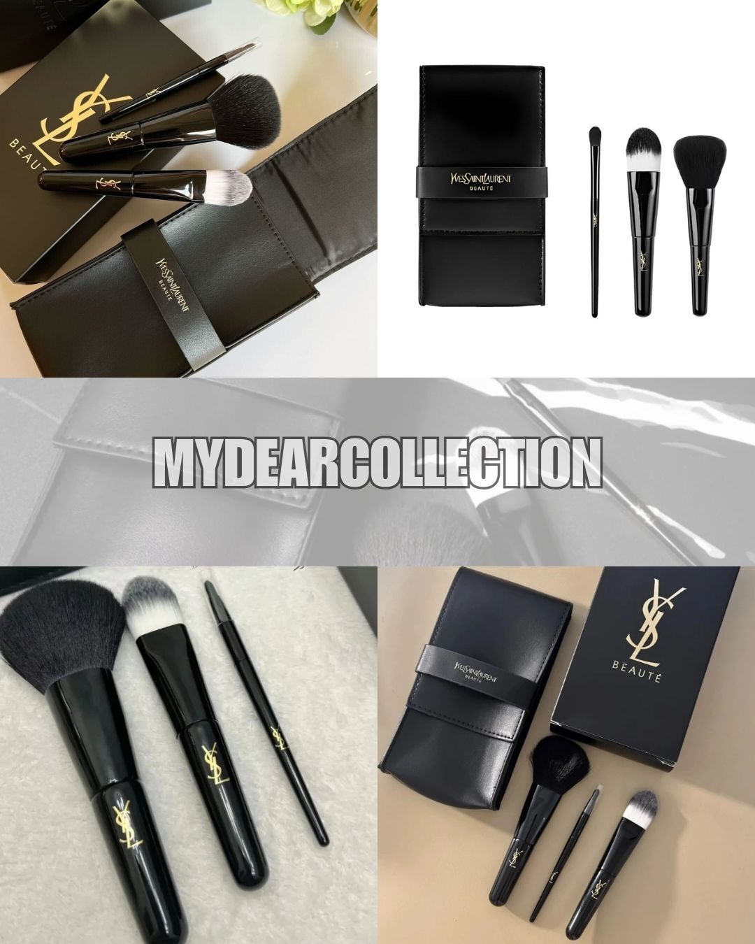 現 貨｜YSL Travel Brush Kit Pouch 3支化妝掃連皮袋連包裝盒