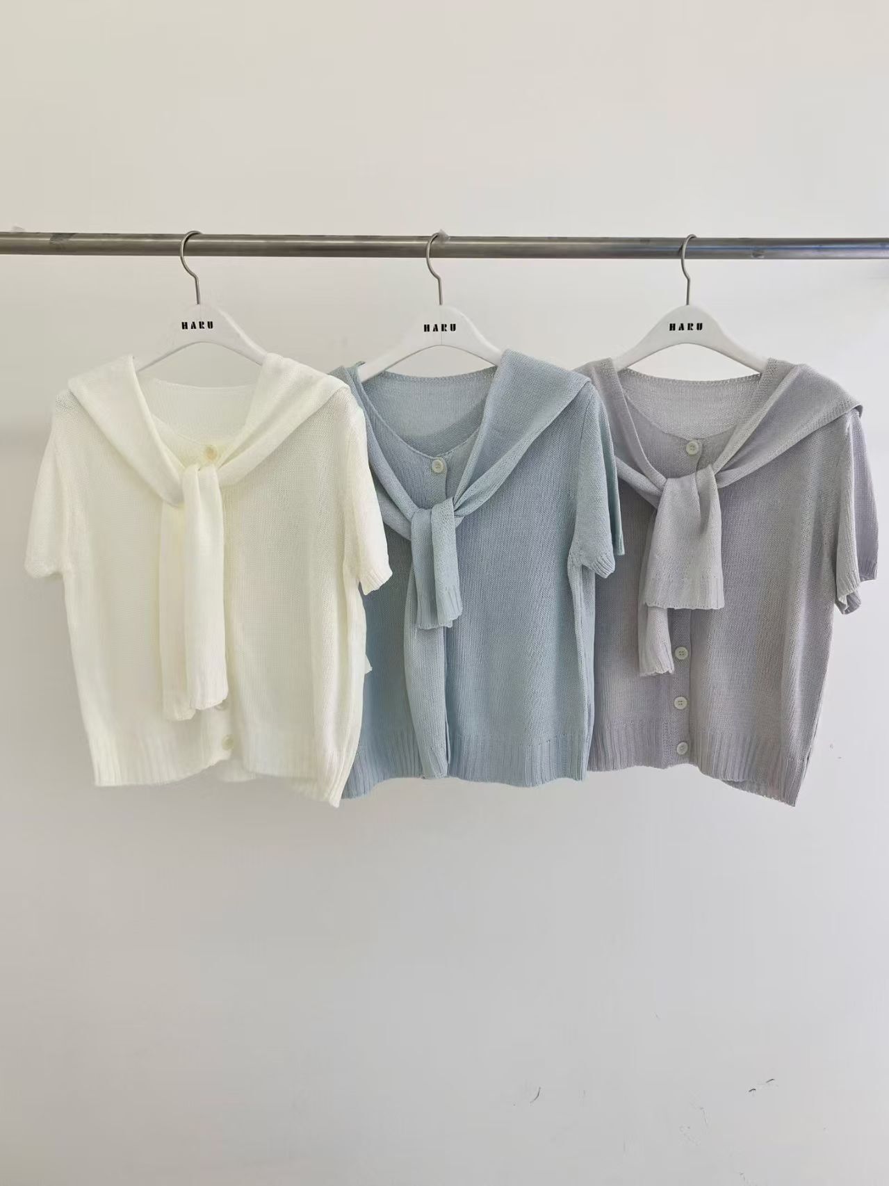 HU6022 披肩短袖針織上衣