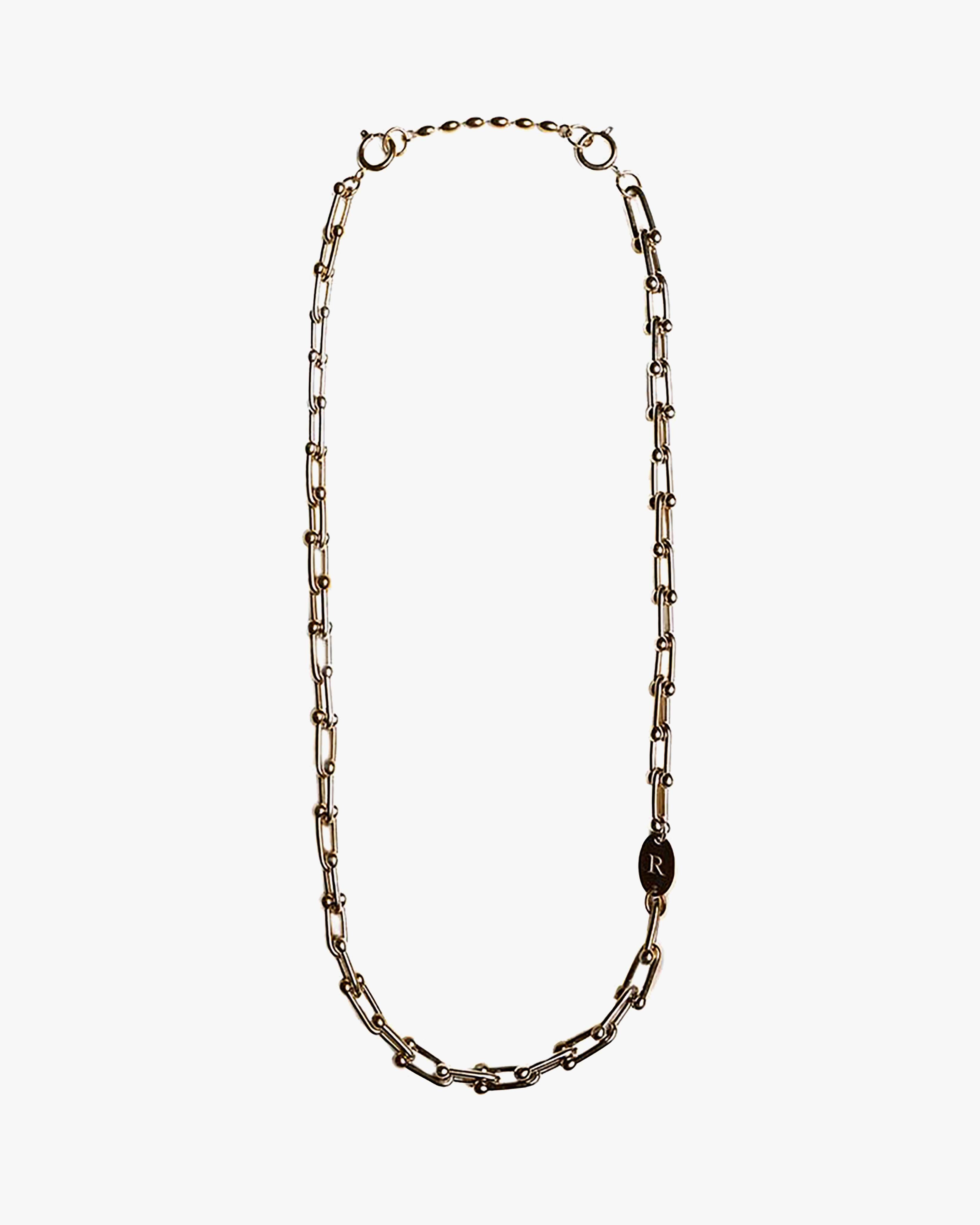 RECOVERY U型環項鍊 (亮金)