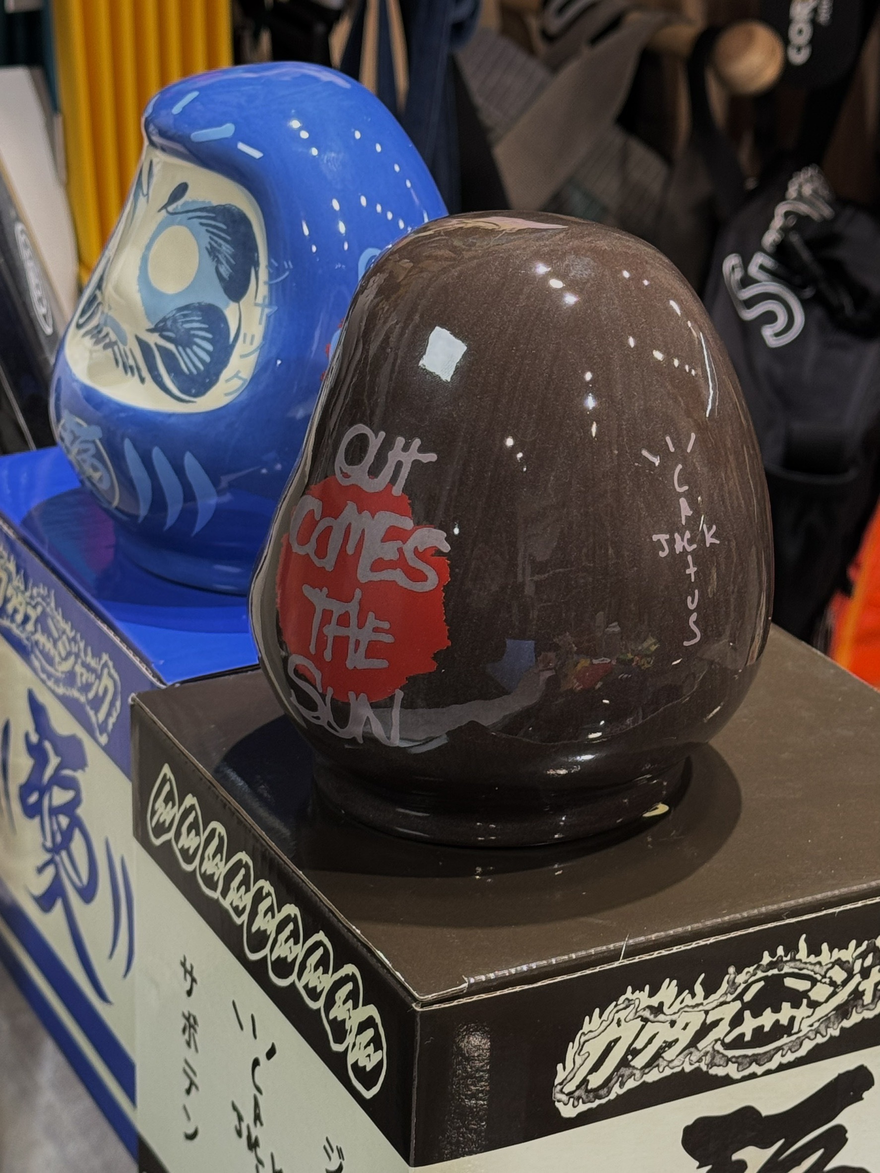 CJ X FRAGMENT DARUMA DOLL 手工彩繪達摩