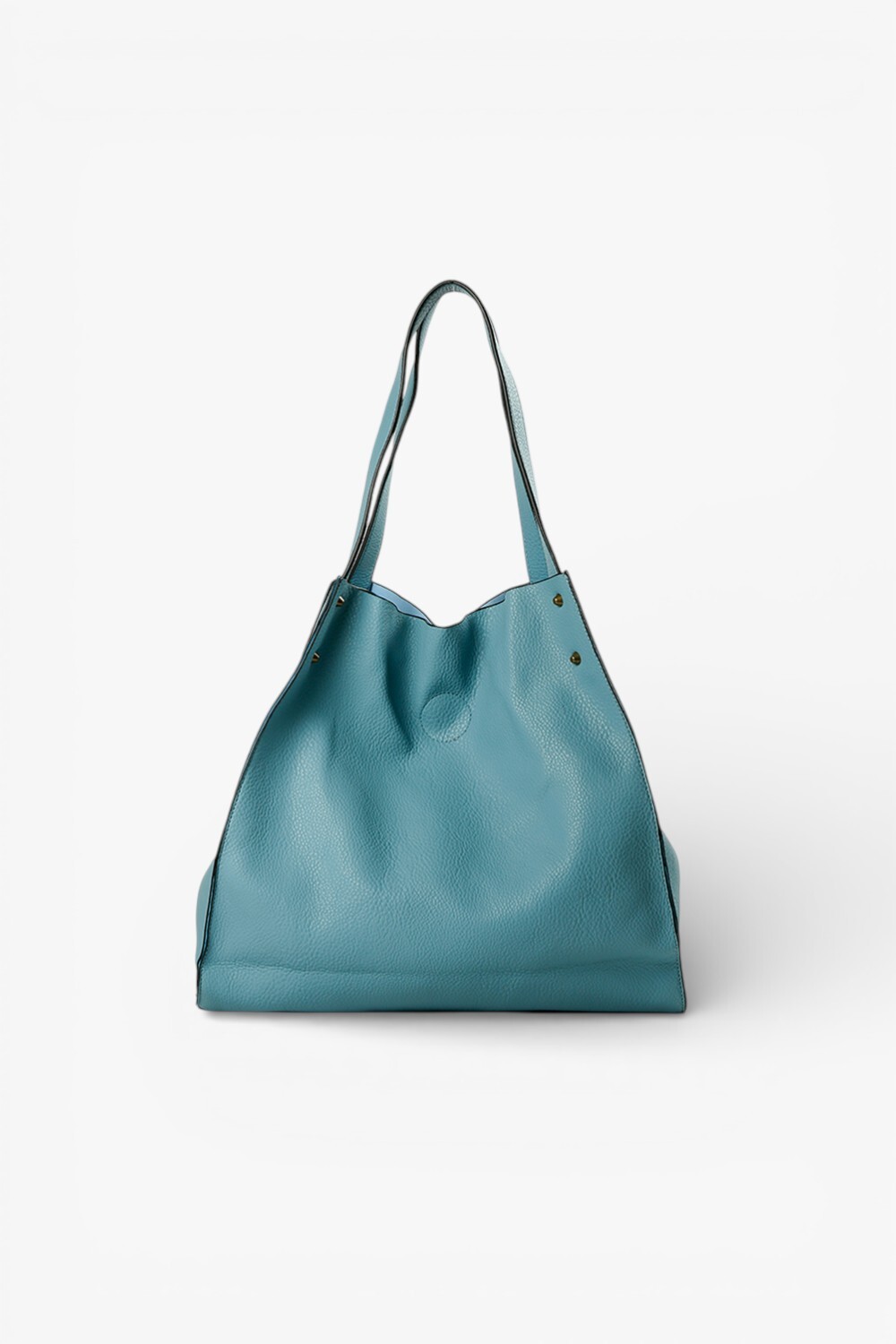 Witch 鉚釘大托特包 水藍