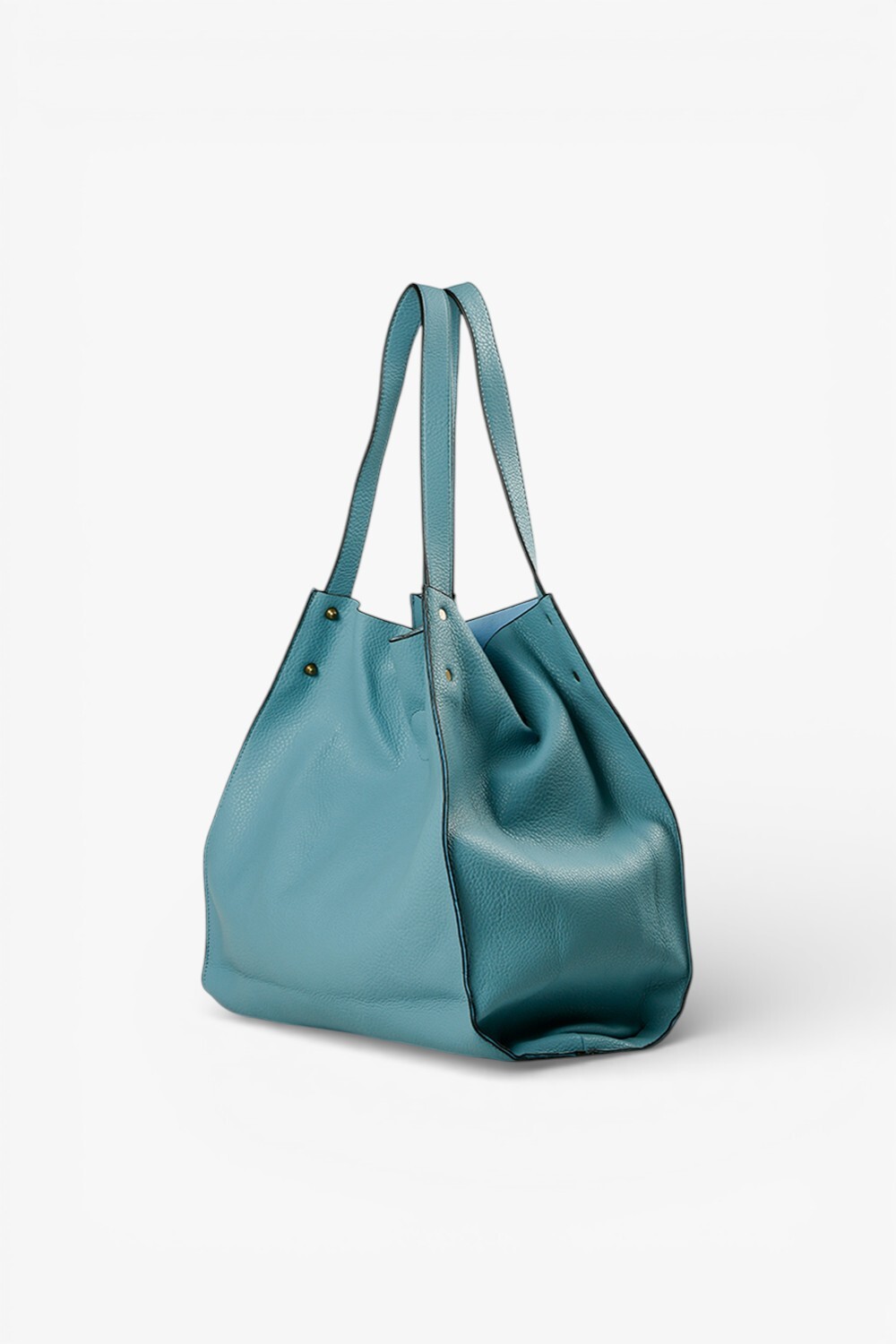 Witch 鉚釘大托特包 水藍