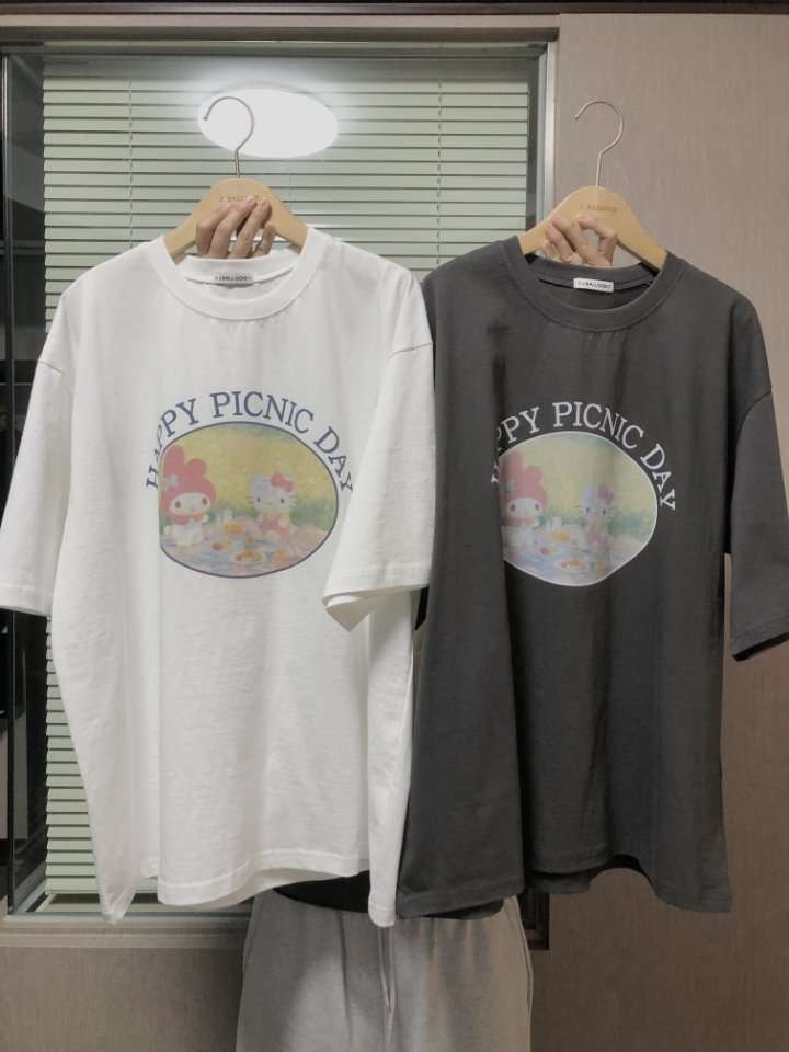 韓國KITTY美樂蒂野餐上衣(必買!!!)