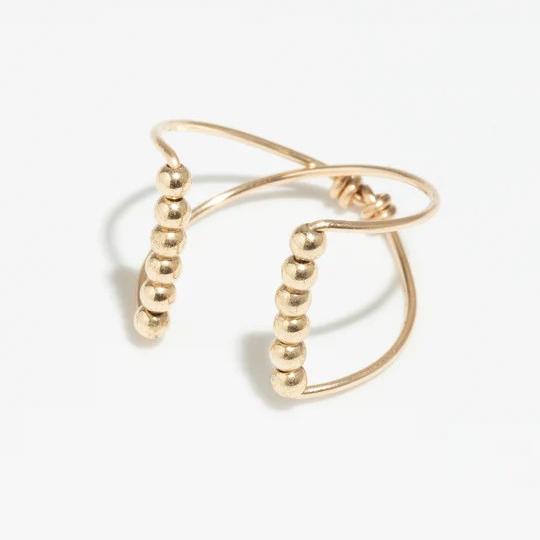 1YA0326-059 [YAY PARIS] Small Sand Ring Rolled Gold #100ousabmn100 (EU)