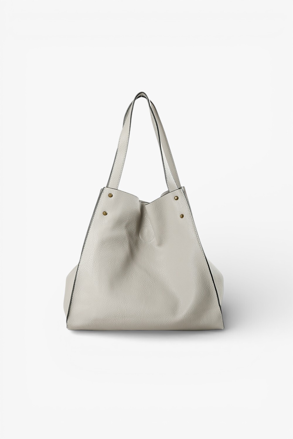 Witch 鉚釘大托特包 灰色