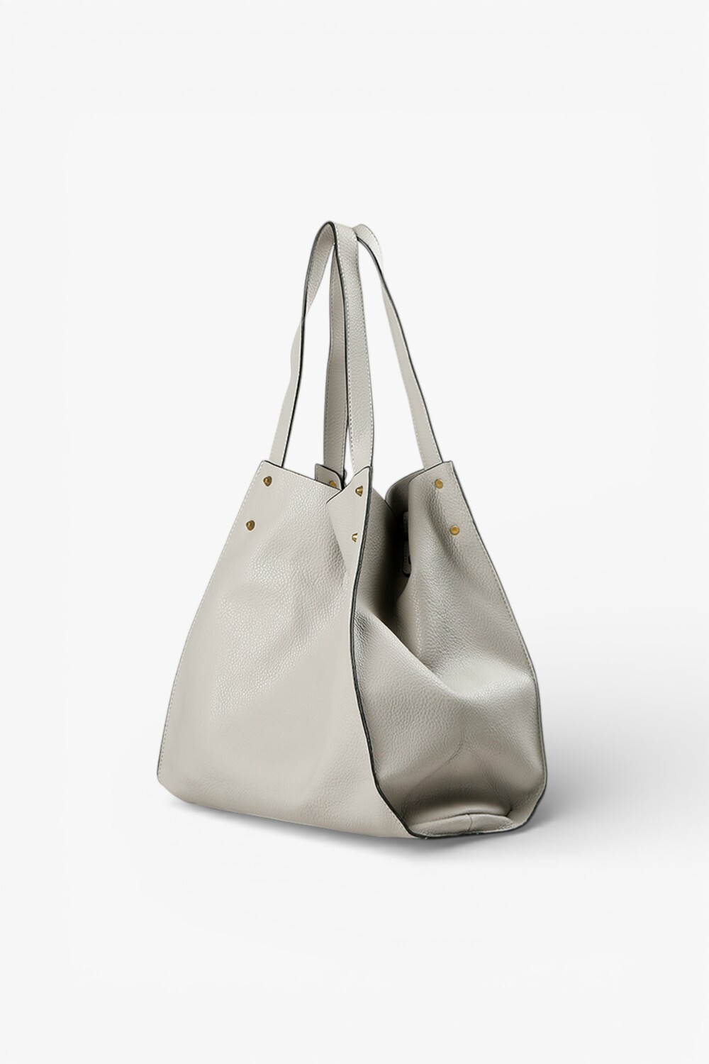 Witch 鉚釘大托特包 灰色