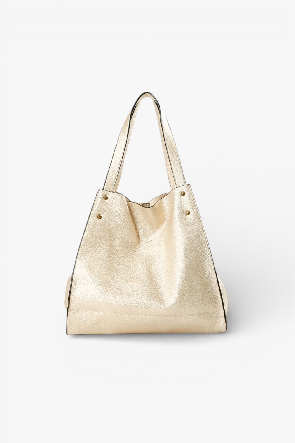 Witch 鉚釘大托特包 金色