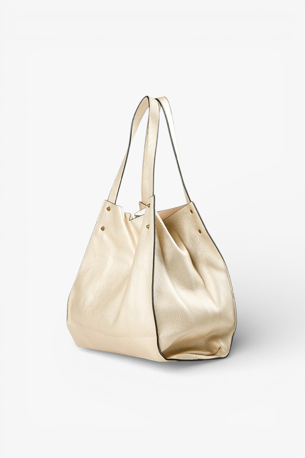 Witch 鉚釘大托特包 金色