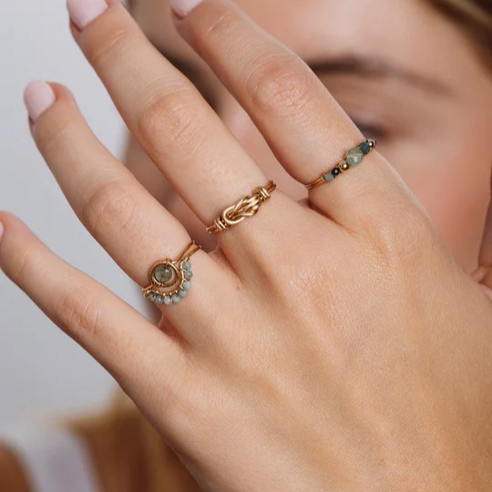 1YA0326-061 [YAY PARIS] Hera Maxi Ring Rolled Gold #100emhrmx100 (EU)