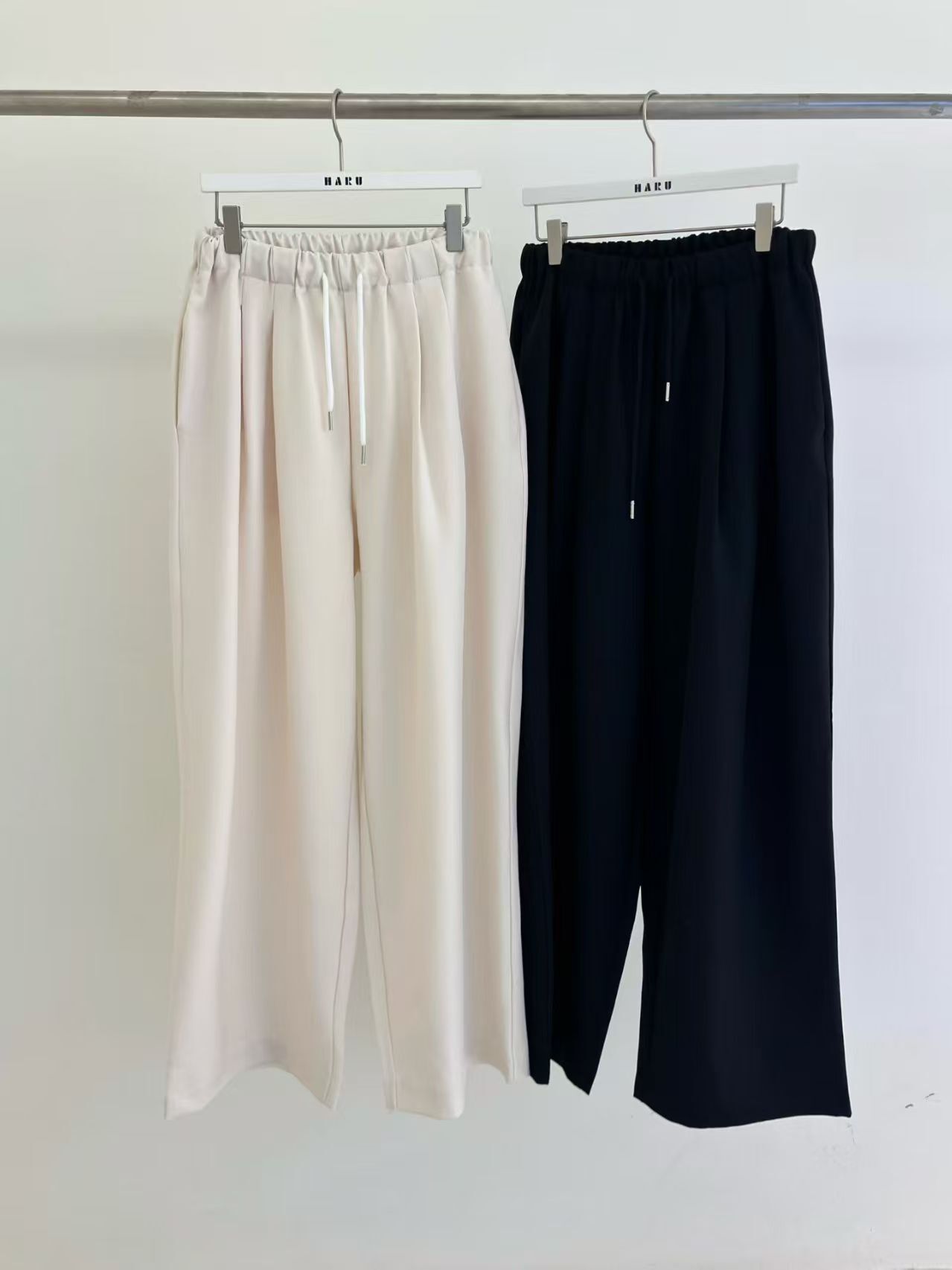 HU6037 全橡根百褶長褲