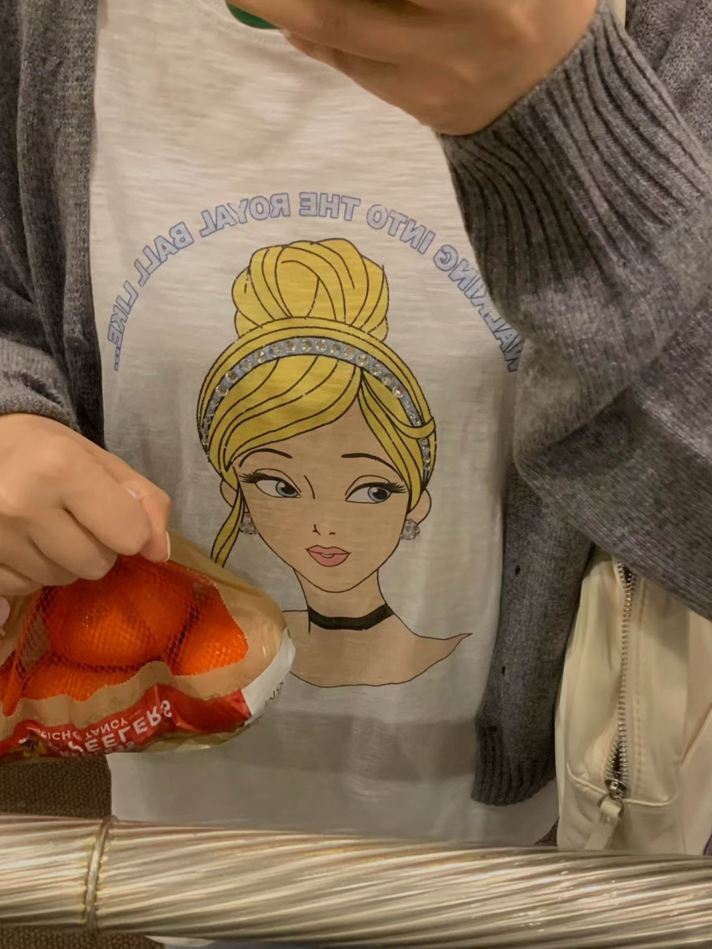 韓國仙杜瑞拉鑽上衣