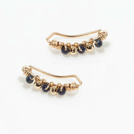 1YA0326-197 [YAY PARIS] Climber Frida Sapphire Laminated Gold #24SSC-304tpfrpt123 (EU)