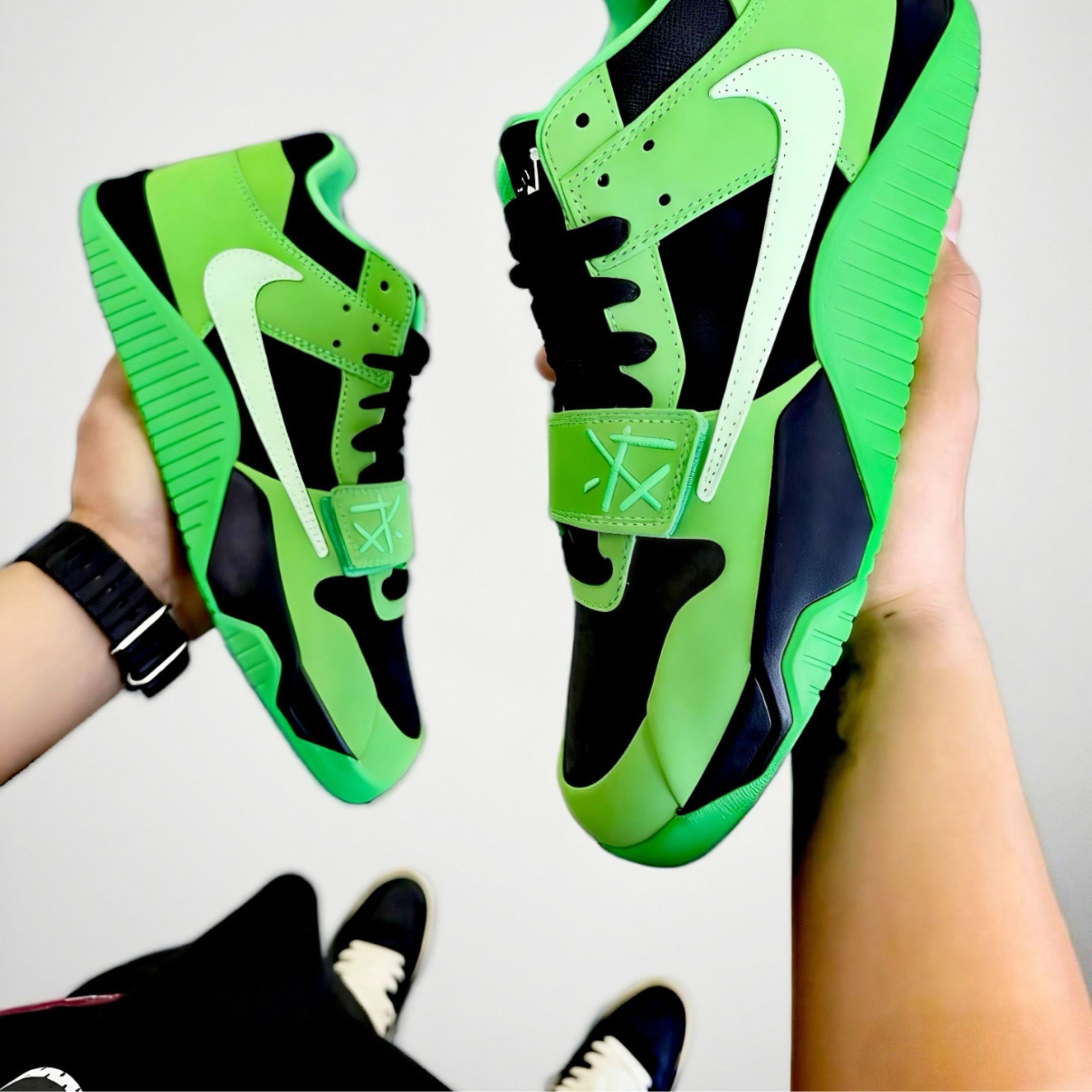 NICEDAY 代購 Travis Scott x Jordan CJ1 T-Rexx 聯名 綠 黑綠 青蜂俠 倒勾 IM9113-300