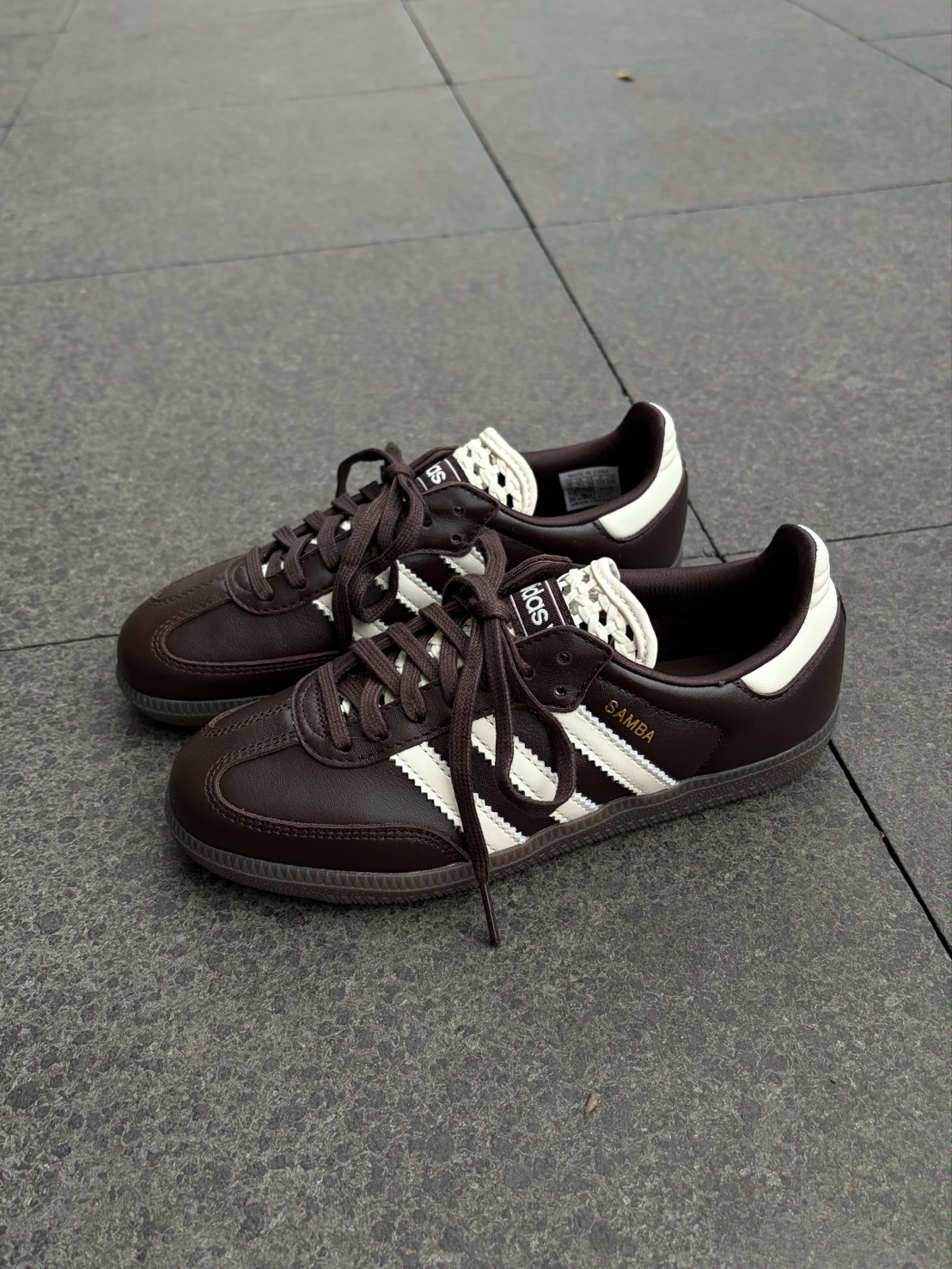 ADIDAS ORIGINALS SAMBA OG 深咖啡牛奶