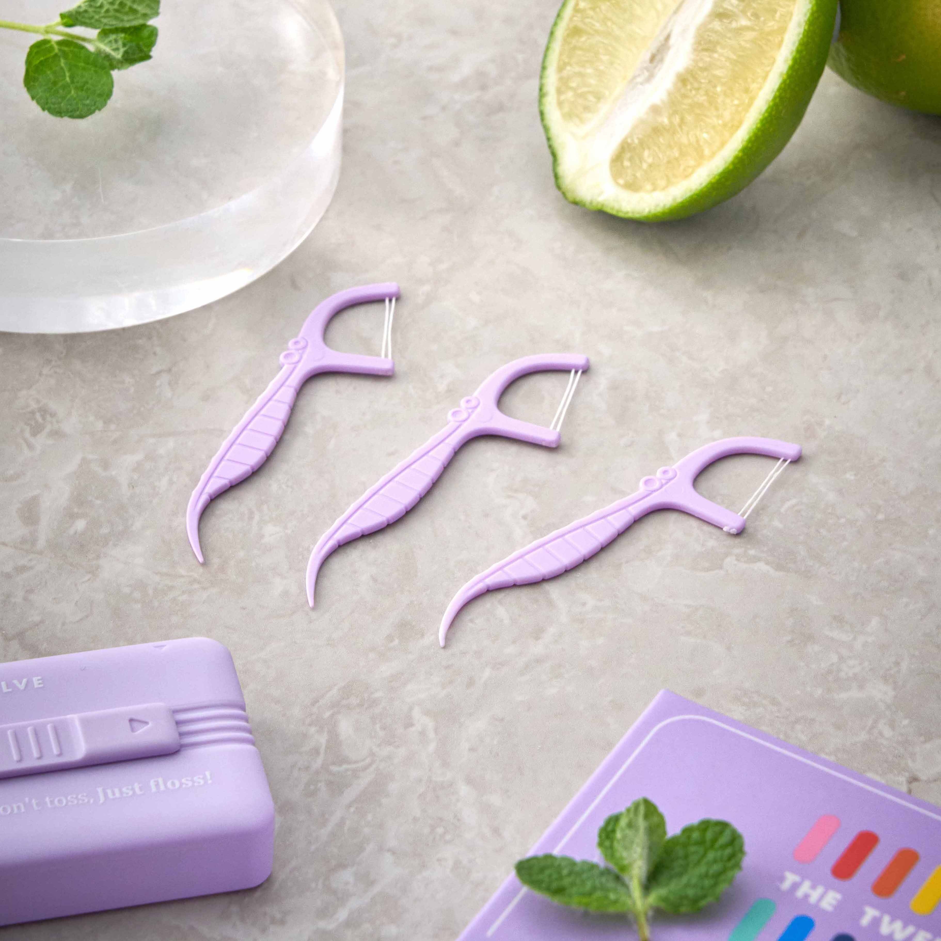 The Twelve 成人400D雙線含氟牙線棒_隨身盒裝(10支) |恆齒牙線棒|旅行牙線棒|攜帶方便|預防蛀牙