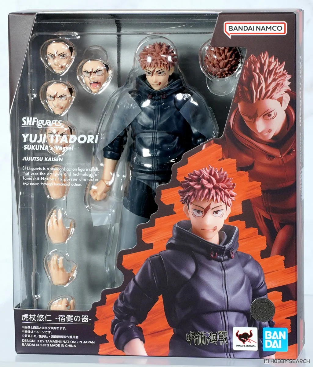 萬代 SHF 虎杖悠仁 宿主的容器 咒術迴戰 可動完成品