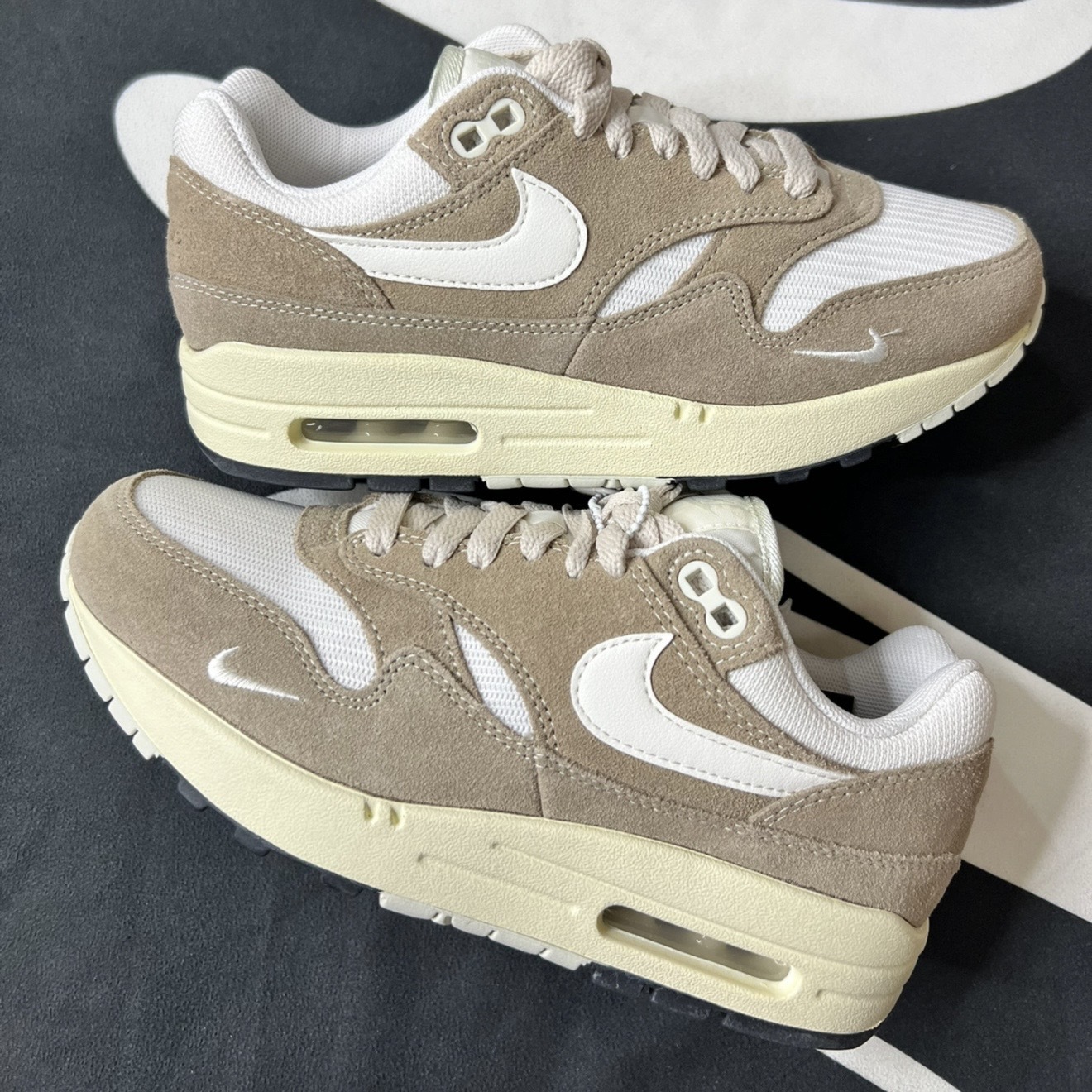 NIKE AIR MAX 1 奶茶 麂皮 氣墊 休閒 跑鞋 FQ8150-133