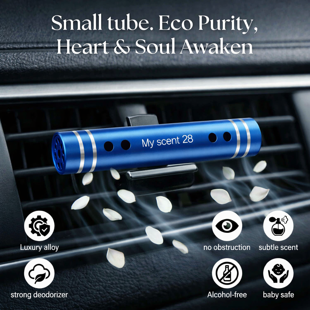 Aluminum Car Vent Clip - Blue