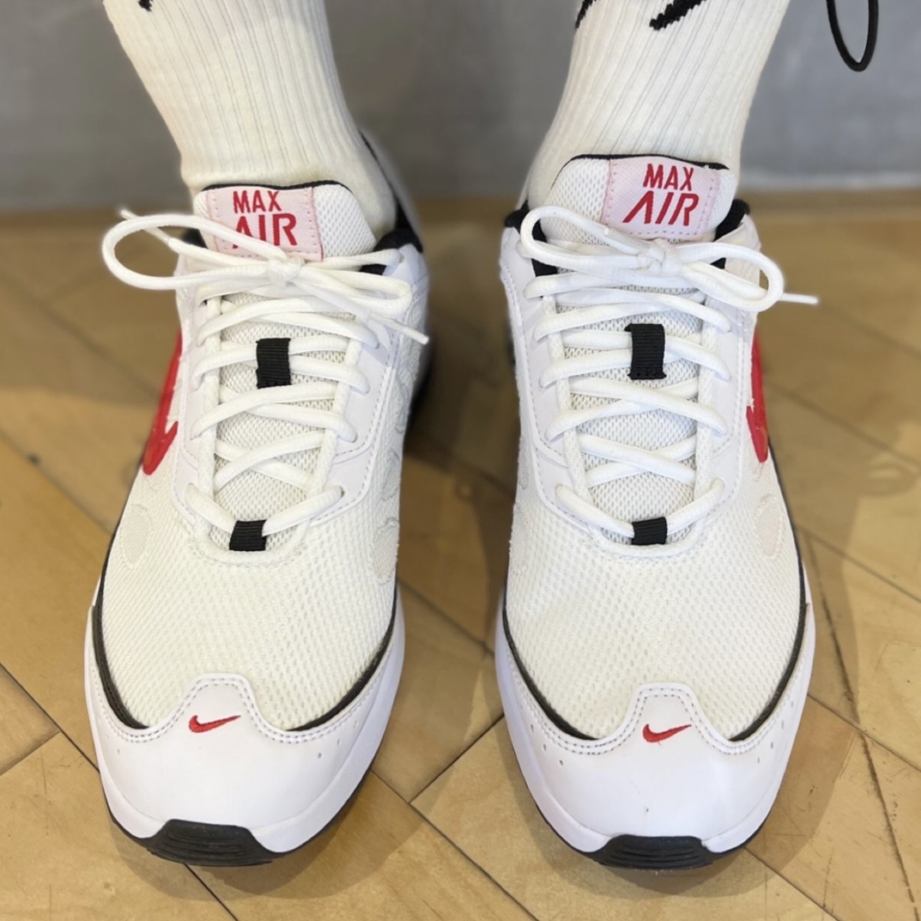 NIKE AIR MAX AP 白 紅勾 氣墊 避震 運動 跑鞋 CU4826-101