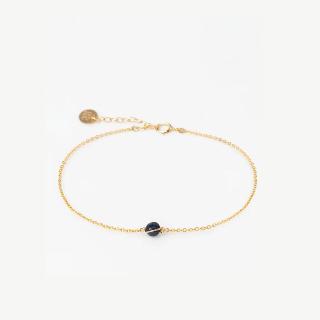 1YA0326-070 [YAY PARIS] Stella Bracelet - Sapphire Gold #22AHC-200emst123 (EU)
