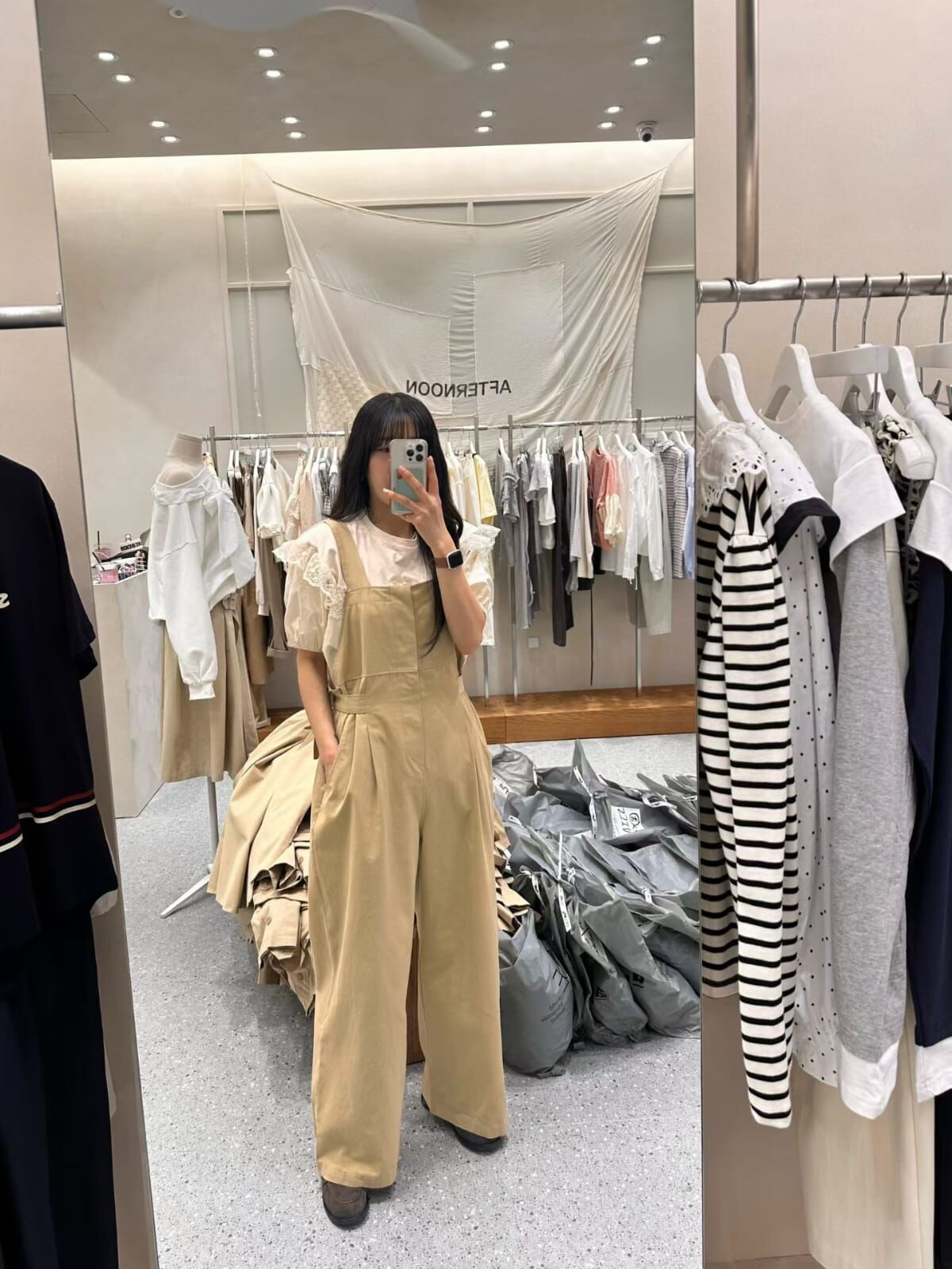 AF6042 吊帶工人褲