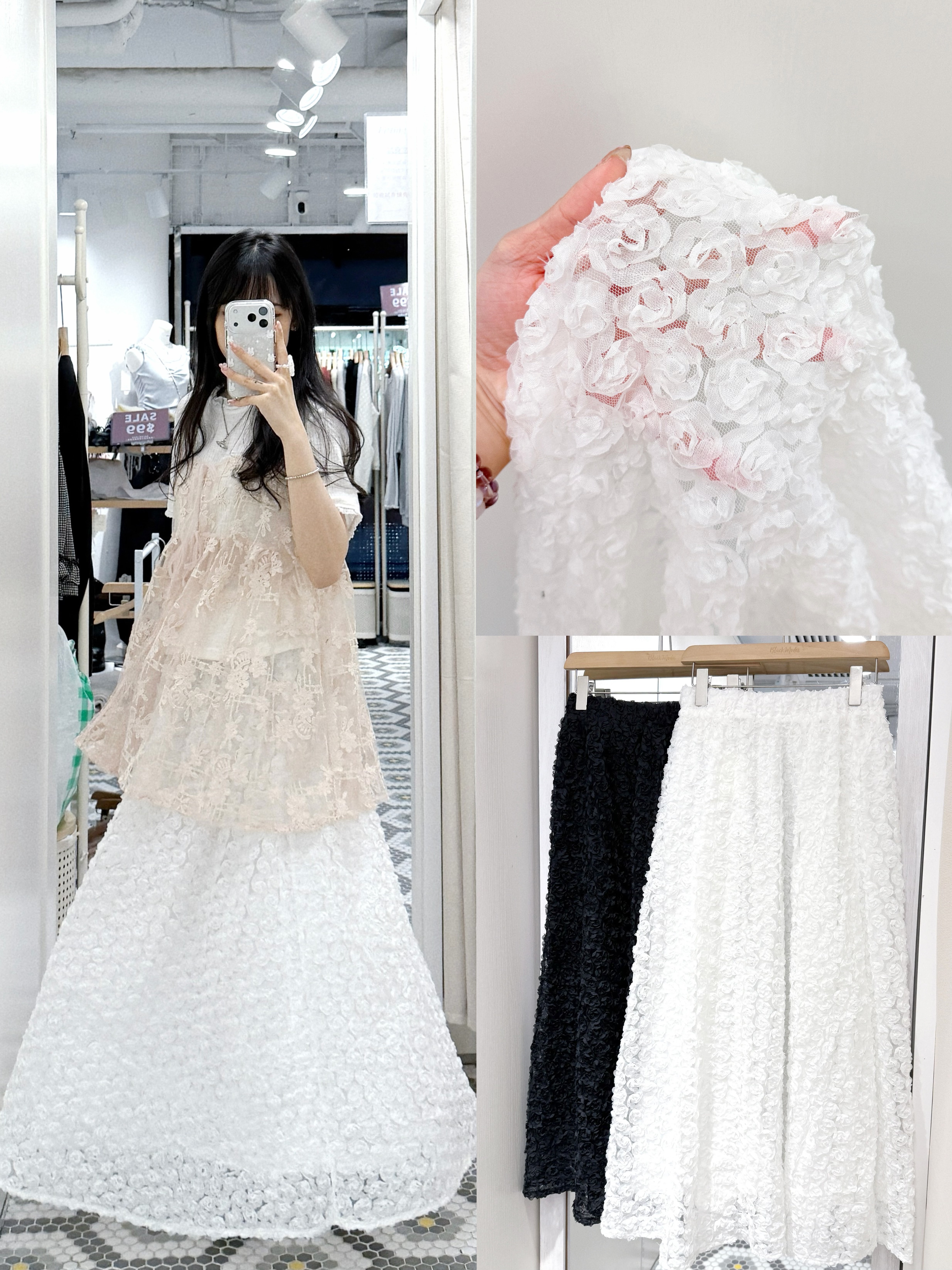 EA1244｜超重磅日系玫瑰蓬蓬長裙. ݁₊᪥⋆. ݁