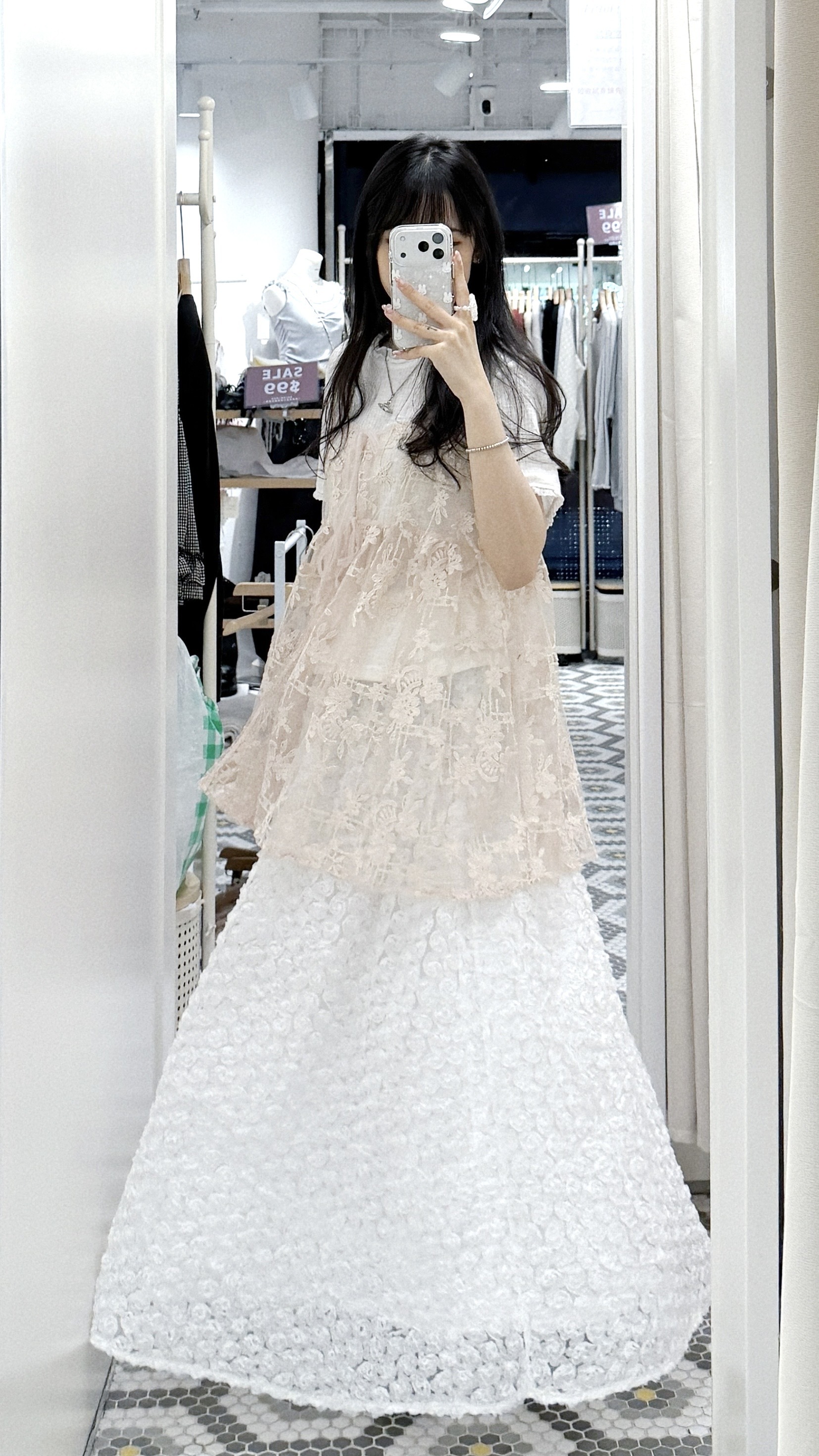 EA1244｜超重磅日系玫瑰蓬蓬長裙. ݁₊᪥⋆. ݁