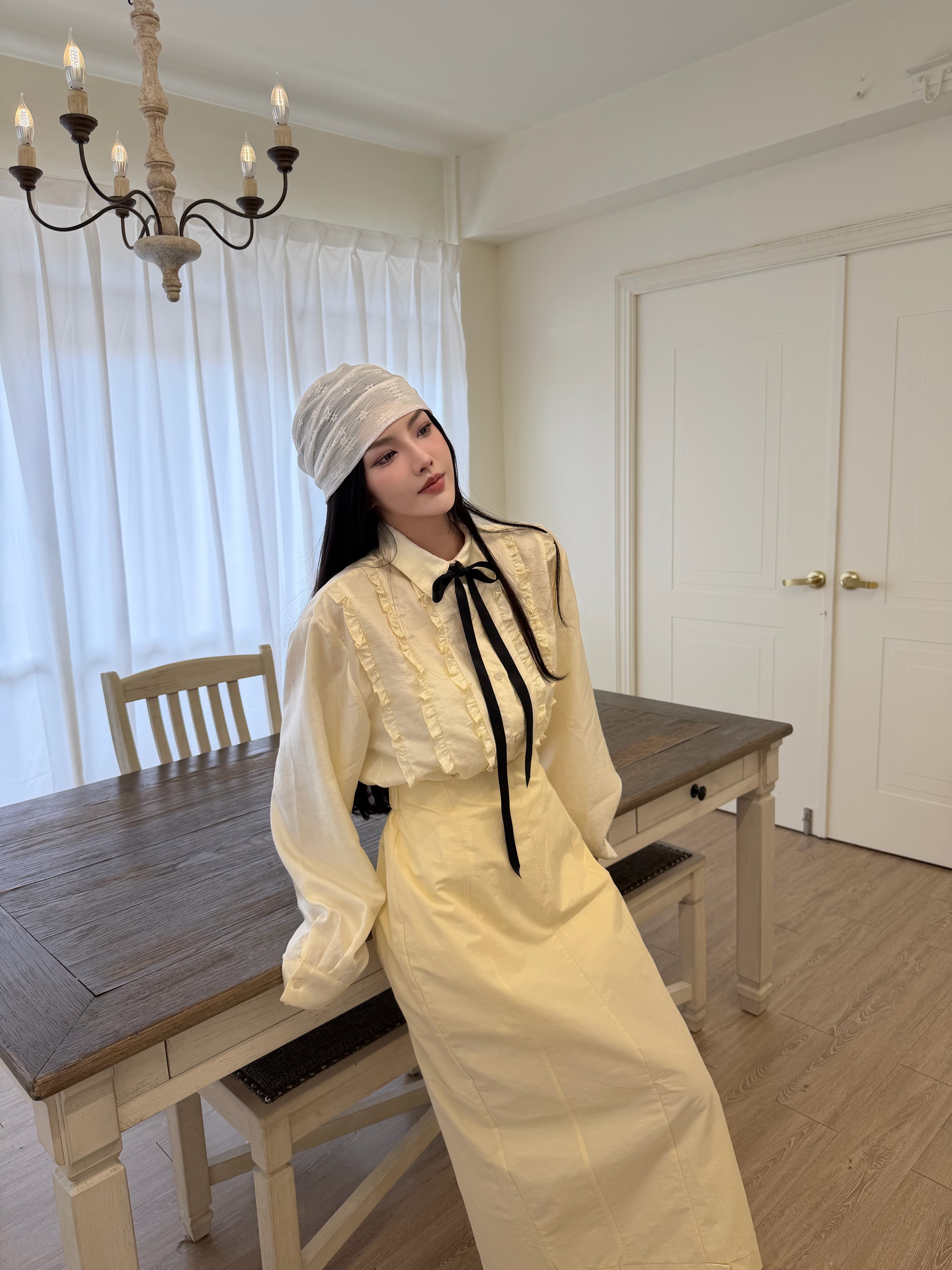 【現貨】 A13、17 法式奶油黃套裝 (可拆買)