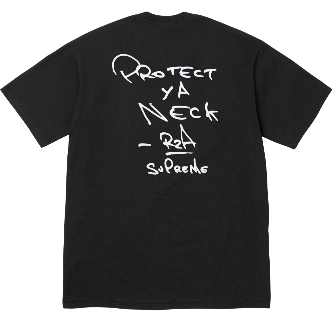 SUPREME WU-TANG CLAN RZA TEE短T (2色)