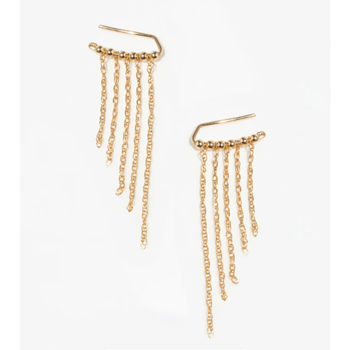 1YA0326-208 [YAY PARIS] Little Climber Fringes Laminated Gold #8frpm100 (EU)