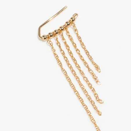 1YA0326-208 [YAY PARIS] Little Climber Fringes Laminated Gold #8frpm100 (EU)