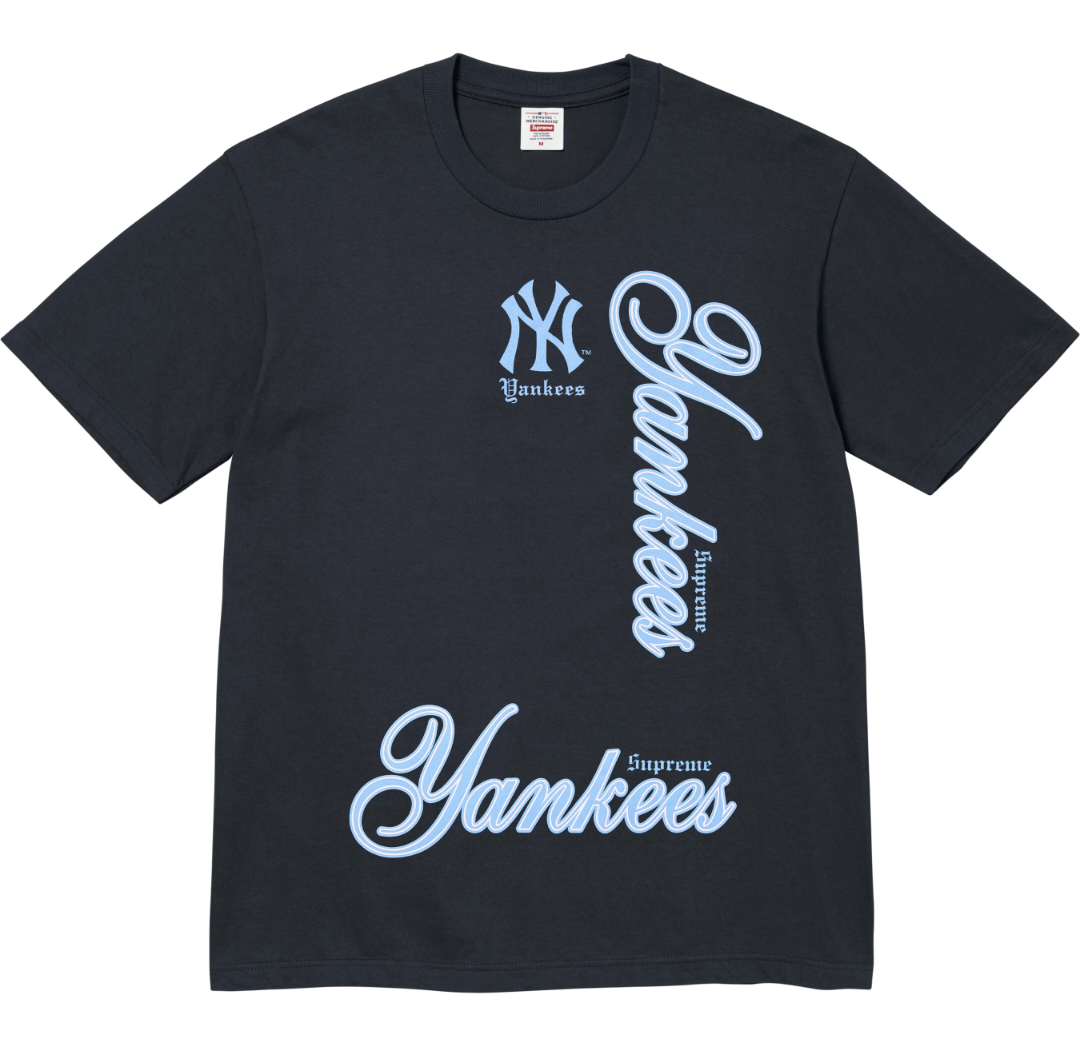 SUPREME MLB NEW YORK YANKEES TEE短T (2色)