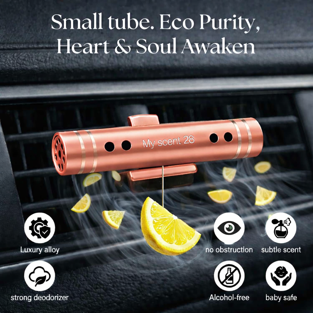 Aluminum Car Vent Clip - Rose Gold