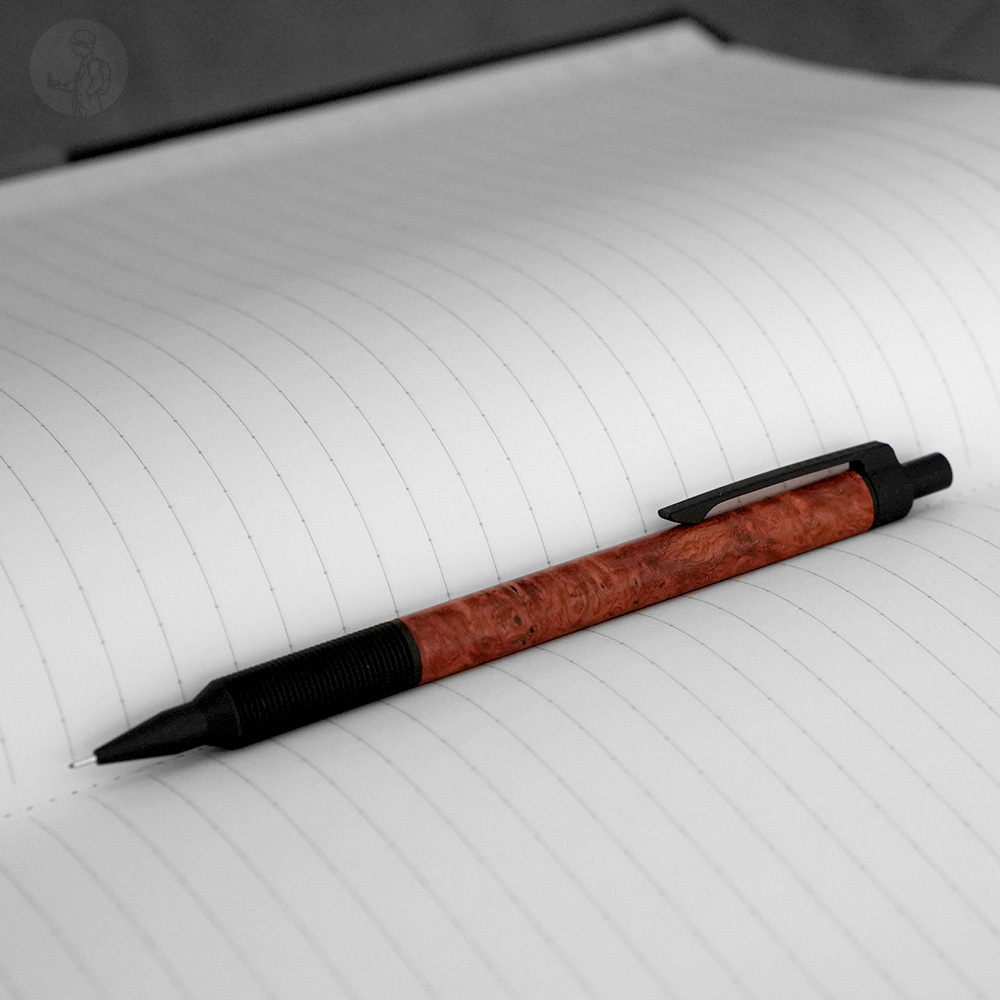 [現貨] LUDDITE 銘木 花梨瘤 EVERDRAW Wood Model 0.5 木軸自動鉛筆