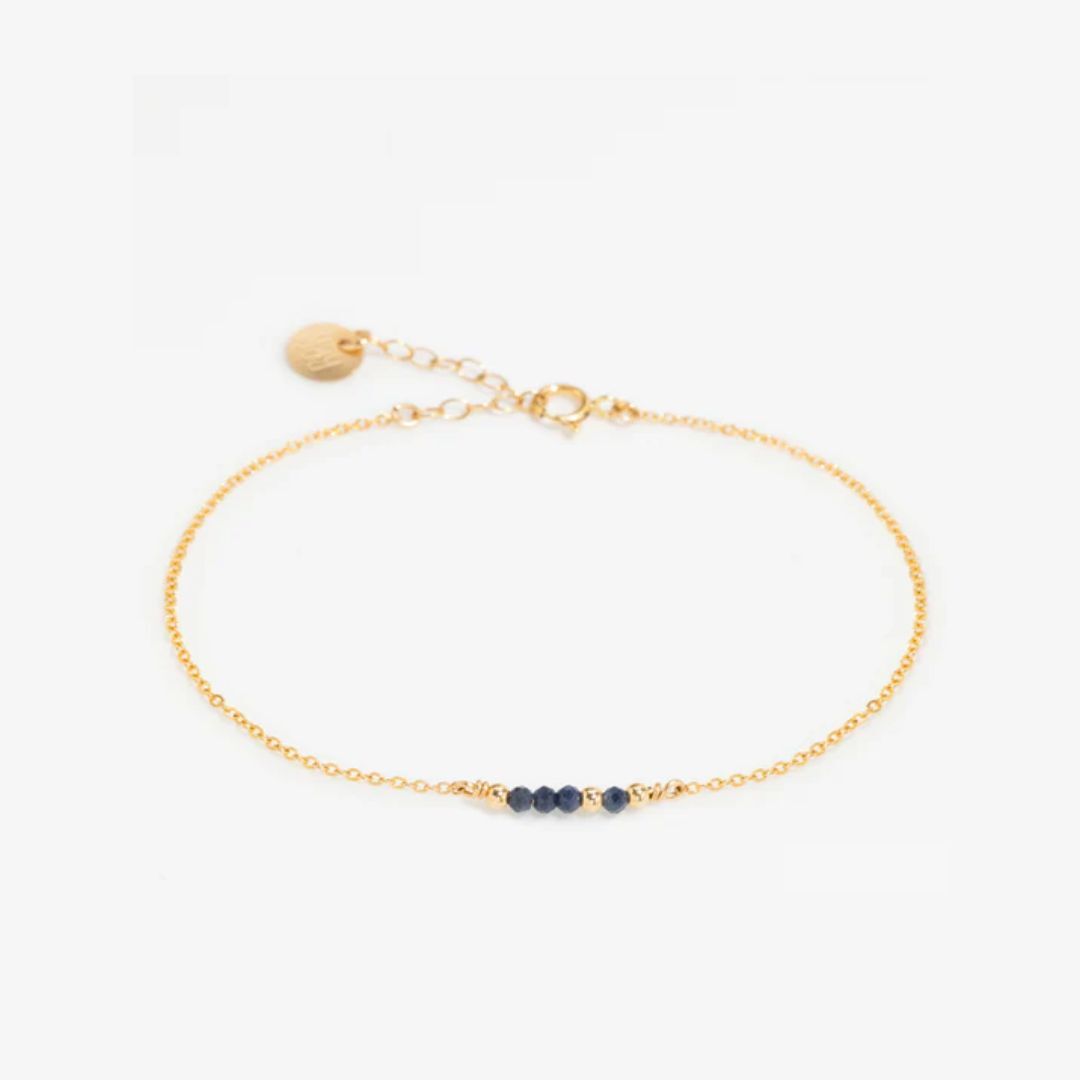1YA0326-075 [YAY PARIS] Thea Bracelet - Sapphire Gold #24SSC-200emth123 (EU)