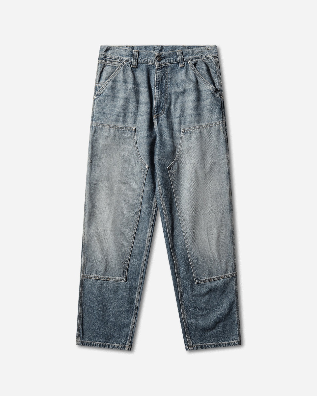現貨|Carhartt WIP Double Knee Pants Blue (Rigid)