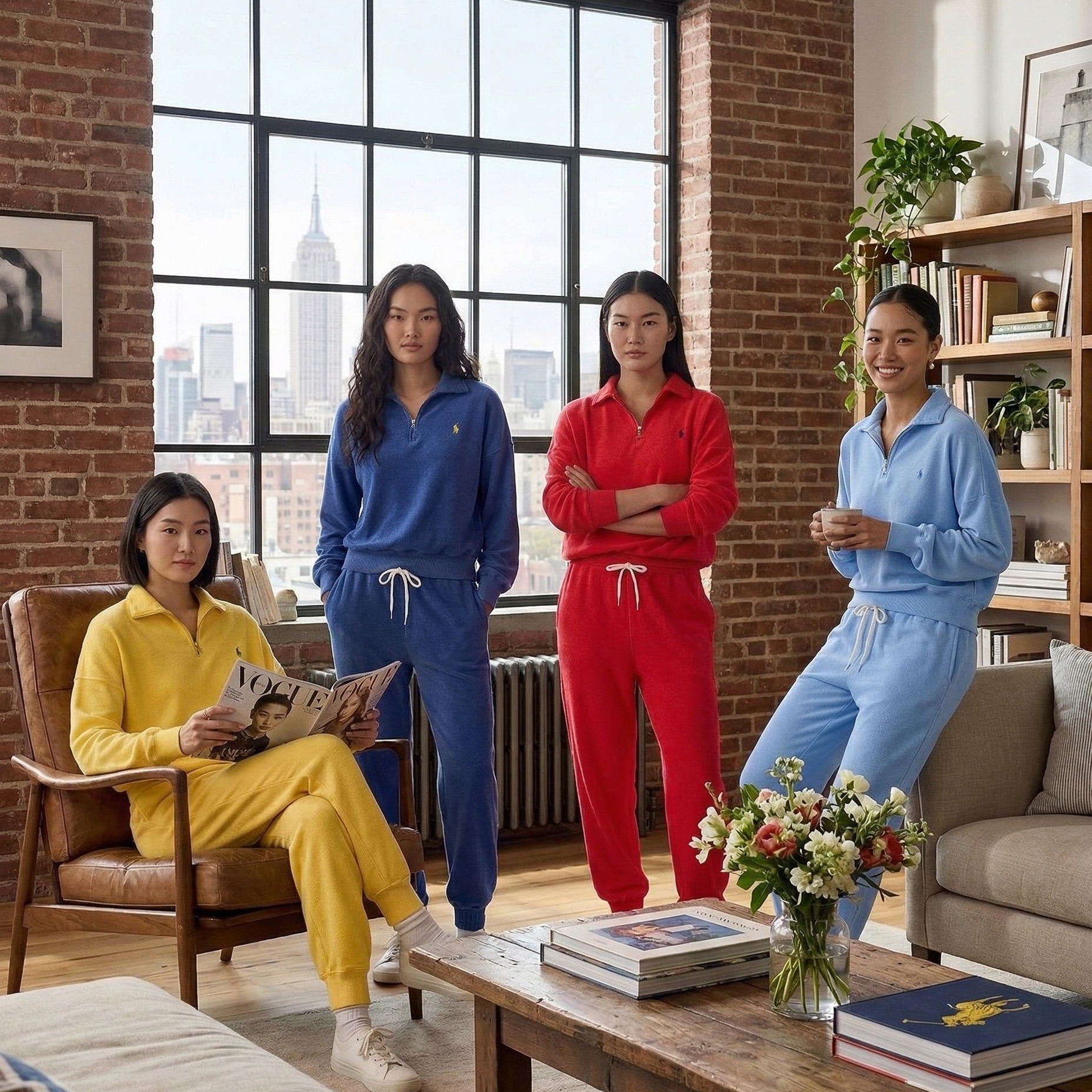 【預購】 Polo Ralph Lauren H032508 經典抓毛 1/4 拉鏈衛衣