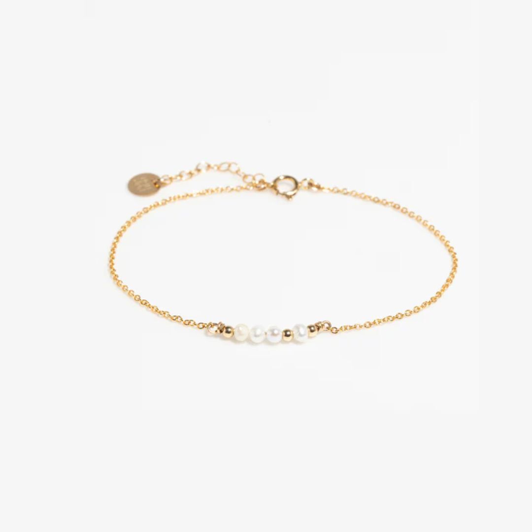 1YA0326-077 [YAY PARIS] Thea Bracelet - Cultured Pearls Gold #24SSC-200emth101 (EU)