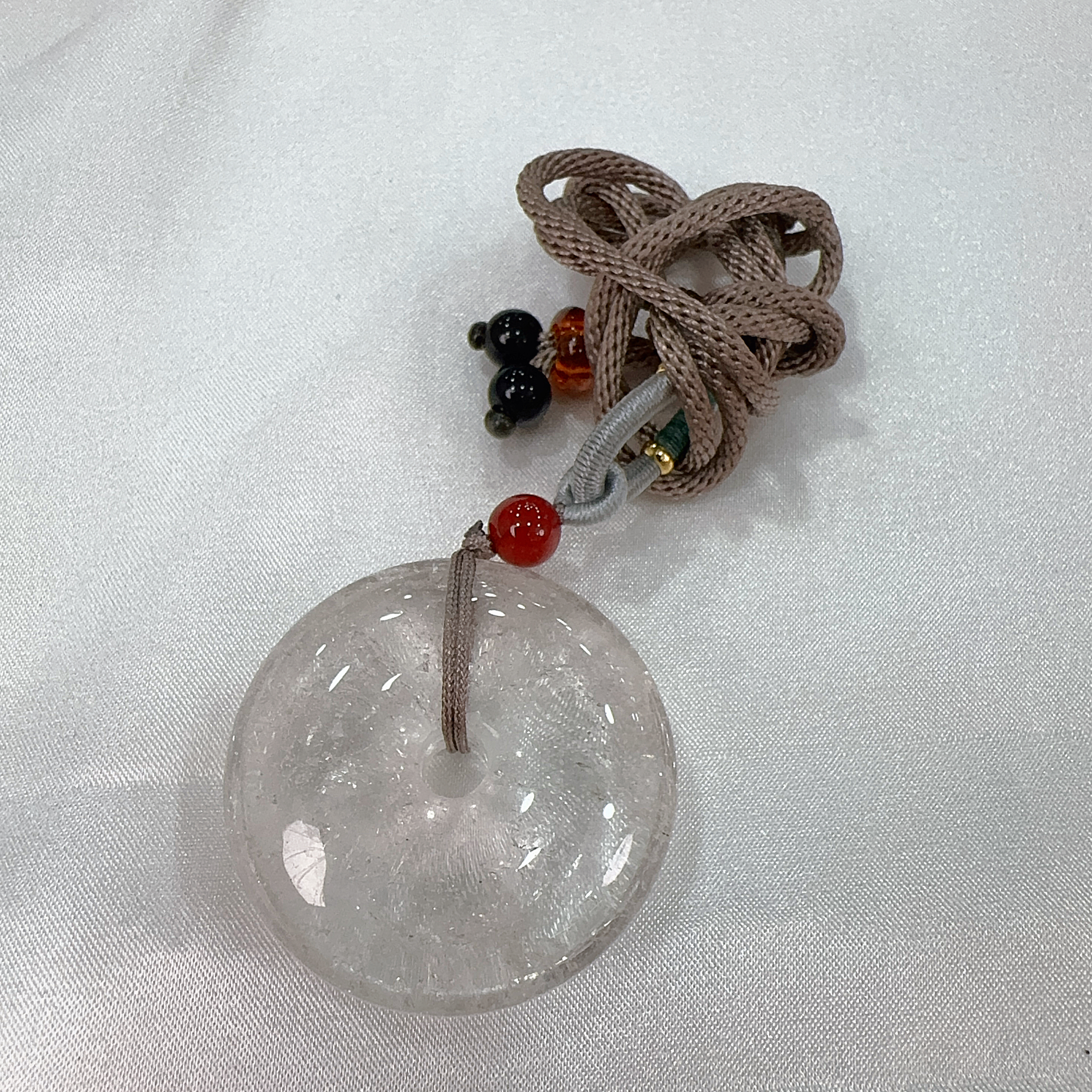 (CG1) 白水晶平安扣 - #水晶 #2503S