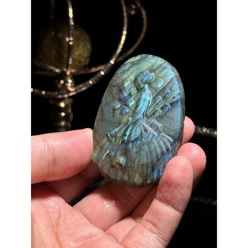 HKCG0327-005 拉長石白雪公主 60mm x 13mm (A5)