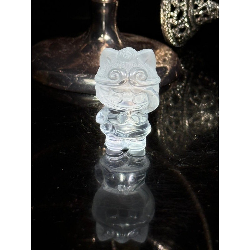 HKCG0327-010 孫悟空造型白水晶lafufu (A10)