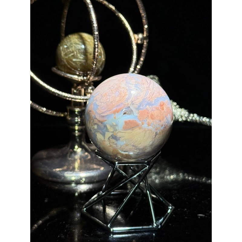 HKCG0327-033 稀有玫瑰 瑪瑙53mm (A33)