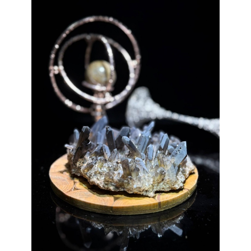 HKCG0327-042 典雅黑水晶 去病氣 霉運 邪氣負能量之選 (A42)