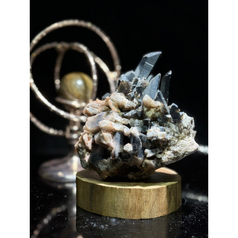 HKCG0327-056 奇石雙面黑水晶 (A56)