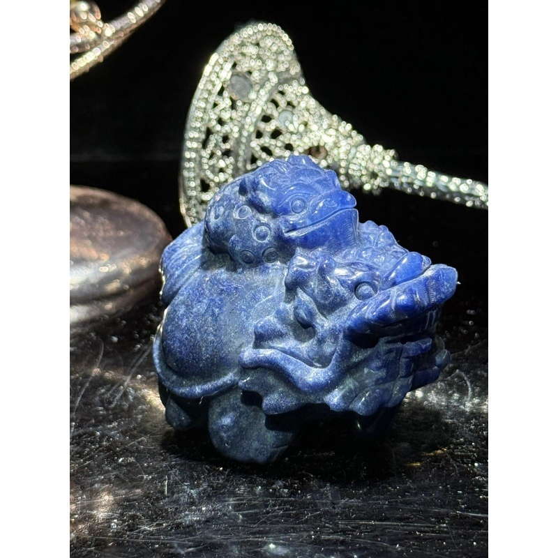 HKCG0327-069 No 69 藍紋石 龍龜蟾蜍 (A69)