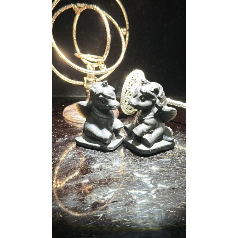 HKCG0327-072 黑曜石獨角獸(一對) (A72)