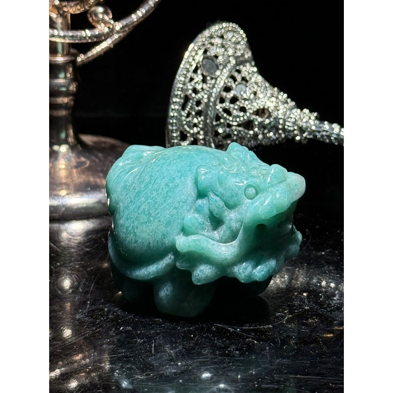 HKCG0327-068 高品天河石，幸運石龍龜 (A68)